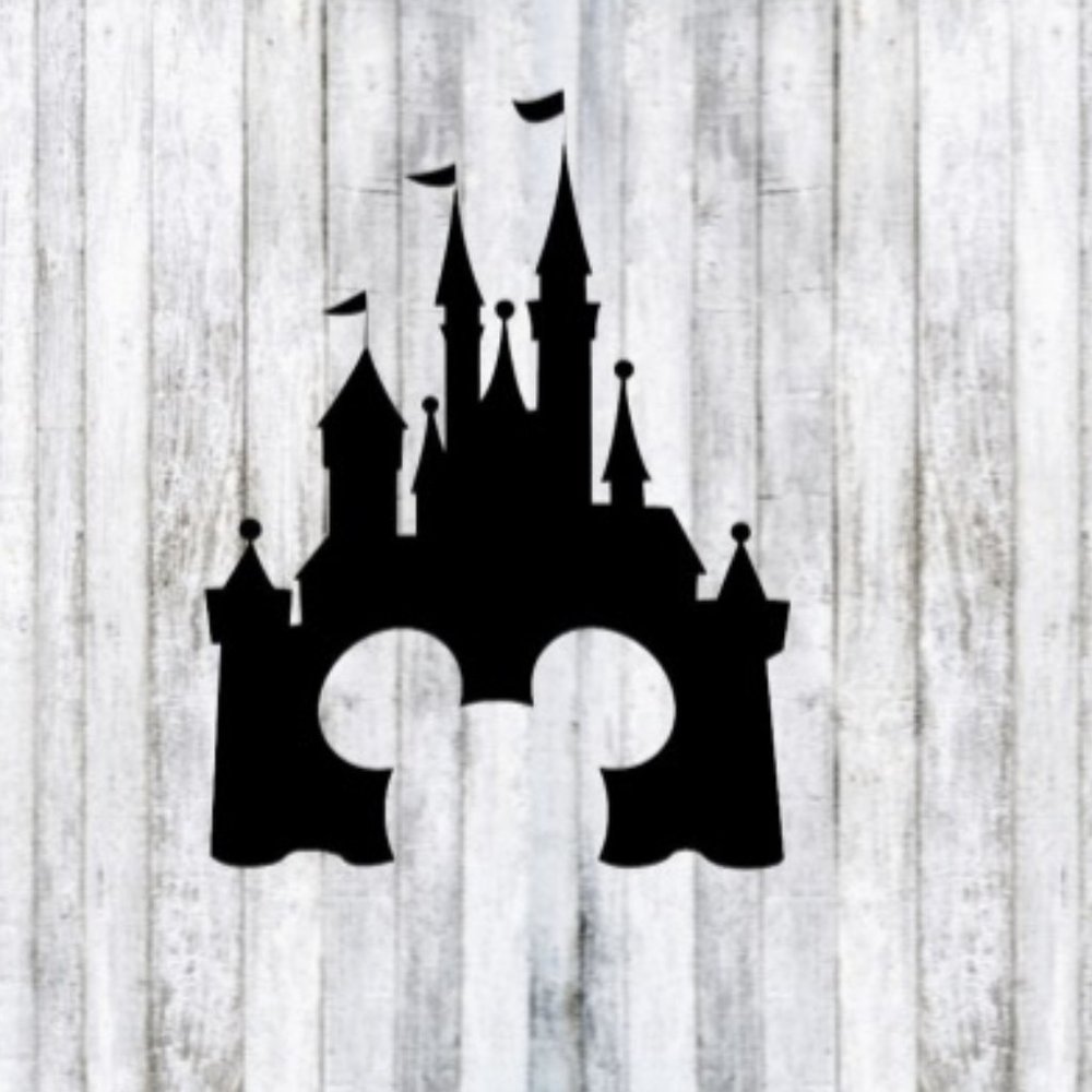 Disneys Cinderella Castle Mickey Ears Decal